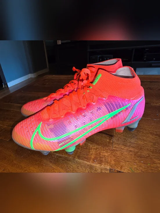 Nike Mercurial Superfly 8 Elite SG-PRO 'Bright Crimson' DD3688-601 Womems 6.5 - Picture 3 of 11